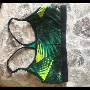 Fabletics reversible jungle print sports bra